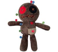 Poupée vaudou, poupées vaudou en polyester et coton, poupée effrayante avec impressions difficiles, vengeance effrayante, jouets de farce d'horreur négative pour collègue, bureau, rupture, divorce