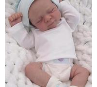 Poupée Zero Pam Reborn, Poupée Nouveau-Né De 48 cm, Poupée Nouveau-Né Avec Corps Entièrement En Silicone, Realistic Newborn Doll Boys, Lifelike Baby Reincarnated Real Doll,Bébé Garçon Endormi Réaliste