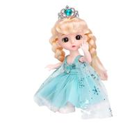 Poupées à Articulations Boules - Mini Figurine Coiffée, Jouet Stylé | Poupées Complète Avec Robe Mode, Vêtements Interchangeables, Ensemble Créatif Pour Jeu Maison, Déco Étagère, Cadeau Anniversaire
