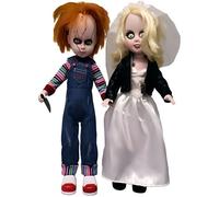 Mezco Toyz Pack poupées Living Dead Dolls Chucky et Tiffany 25 cm
