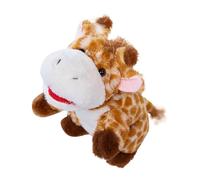 Poupées d'animaux mignonnes - Collection de marionnettes à doigts en peluche, accessoires éducatifs pour raconter des histoires, jouet d'interaction parent-enfant, design main avec bouche ouverte |