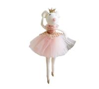 Poupées de ballet souris pour festival, décoration de sapin de Noël, décoration de vacances de 20 cm, pendentif en peluche pour danseuse de ballet (style B)