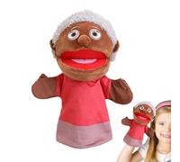 Poupées de membres de la famille - Poupées d'expositions théâtrales | Poupées en peluche douces pour raconter des histoires - Théâtre montrant des poupées avec bouche mobile pour filles et garçons