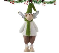 Poupées de Noël en peluche qui se tiennent debout - Décorations pour les fêtes de Noël | Poupées Figurines debout | Pour la maison, le salon, la chambre des enfants, l'appartement Fête Festival Ra