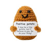 Poupées de Pomme de Terre, Peluche Insolite, Mini Figurines en Peluche Drôle de Poupée Positive Potato Cadeaux pour Femmes Hommes, Idée Cadeau Homme, Femme, Couple et Adolescent