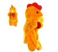 Poupées de poulet en peluche - Jouet à main pour animaux, marionnettes à doigts souples - Jeu de rôle durable - Pour le temps d'histoire, la salle de classe et le jeu interactif