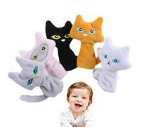 Poupées de poupées d'animal, poupées de doigts pour chats | 5 pièces, poupées pour animaux pour les enfants à compter et à jouer l'histoire