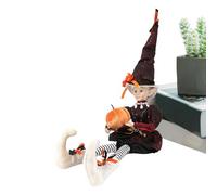 Poupées d'Halloween,Figurine de Sorcière Jolie Tenant une - Figurine Articulée Ornement Fête pour Intérieur Maison Couloir Chambre Fête