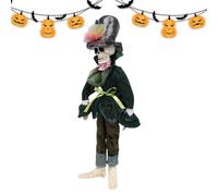 Poupées d'halloween | Figurine Squelette d'horreur d'halloween fantôme, décoration de Bureau, Maison, Studio, décoration pour garçons, Filles, Adultes, récolte d'automne
