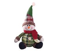 Poupées en forme de bonhomme de neige et de cerf de père Noël : ornements pour arbres de Noël, décoration drôle de Noël | excellent choix pour ajouter une touche de fantaisie, idéal pour
