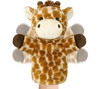 Poupées en Peluche - Ensemble de Jouets girafes de Lion Mignons, Figurines éducatives pour raconter des Histoires, Accessoires de Jeu de scène en Tissu Doux pour l'apprentissage précoce |