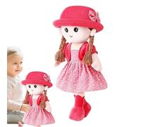Poupées en tissu pour filles, jouet interactif pour coeurs doux à la recherche de filles, figurines en peluche de 35 cm, fée princesse ressemblait à une avec des robes amovibles, une jupe et