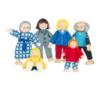 Poupées flexibles famille - jouet créatif et éducatif, éveil sensoriel