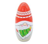 Poupées gigognes de Noël - Poupées gigognes en bois sans visage | Nains de Noël scandinaves Tomte Nains de Noël Décorations de fête