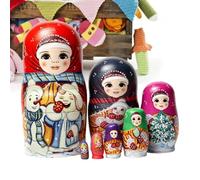 Poupées Gigognes En Bois Pour Décoration De Collection En Bois Empilable