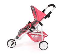 Poupées Jogging-buggy Lola - Corail Papillon Rose TU