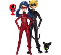 Poupées Ladybug et Chat Noir 26 cm - BANDAI - Pack de 2 - Pour enfants à partir de 4 ans