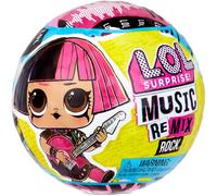 Poupées LOL Surprise ! Remix Rock Dolls Lil Sisters avec 7 surprises, dont un instrument - Jouet de collection à offrir aux filles et aux garçons