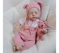 Poupées loniennes Reborn - Corps en Tissu Doux de poupées réalistes Faites à la Main de 18 Pouces avec Accessoires de Jouets, poupées Reborn comme Un bébé réaliste