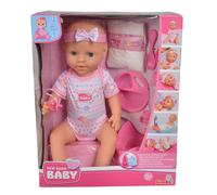 Poupees Nbb Poupon Rose 43cm Boit Fait Pipi