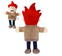 Poupées pour adultes - Outil interactif pour raconter des histoires, design amusant de bouche animée, peluche grand format + intérieur rembourré, mélange de fibres de polyester renforcé - pour