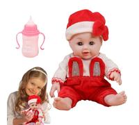 Poupées Reborn Jouet,Jouet Interactif Sûr Sans Odeur avec Meubles - Poupées Reborn Réaliste,Pour Petits Mâles Famille Anniversaire Fête Noël Jour des