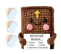 Poupées religieuses crochetées à la main - Figurine douce en forme de | Poupée religieuse tricotée biblique pour fils, femmes, hommes, maman, père, elle, lui, fille et fille