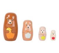 Poupées Russes Famille D'Ours Multicolore G