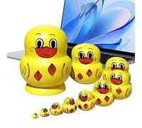 Poupées Russes - Modèle en Bois Peint à la Main - Russe Faite à la Main - Décoration de Salon, cheminée, Chambre d'enfant, Chambre à Coucher, étagère d'entrée