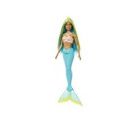 Barbie Sirène avec Cheveux Bleus et Jaunes Fantaisie