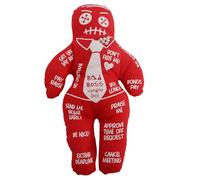 Poupées vaudou, poupée effrayante en Coton en Polyester avec des Impressions inquiets, poupée effrayante, Vengeance de poupées d'horreur négatives pour libération émotionnelle, Cadeaux de la Journée