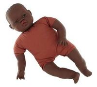 Miniland Miniland31063 Poupée bébé Africaine Chauve, Multicolore