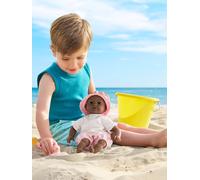 Poupon bébé Bain Alyzée tulipes 30 cm rose TU