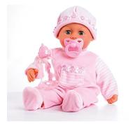 Poupon Bébé - BAYER DESIGN - Premiers Mots - 24 Sons - Corps Souple - 38 Cm