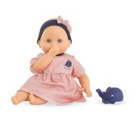 Corolle Poupon Mon Premier Bébé Bain Calypso – 30 cm – avec jouet baleine – dès 18 mois