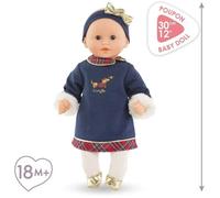 Corolle - Mon Premier Poupon, Bébé Calin Margaux, en Fêtes, 30cm, dès 18mois, 9000100850