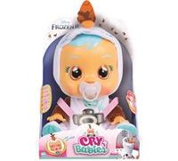 IMC Toys Poupée CRY BABIES Olaf Disney – Pleure de vraies larmes, tétine et pyjama – +18 mois