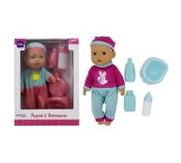 Poupon - LIAM ACCESS - Poupon 30 cm - Inclus pot et biberon - Mixte - 24 mois et plus