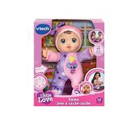 VTech 538205 Little Love - Emma Joue à Cache-Cache - Poupée Interactive / 1-6 Ans - Version FR, Rose