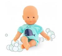 Corolle - Poupon mini bain Bleu 20cm - Mixte - 18 mois - Idéal pour le bain et la piscine blanc TU