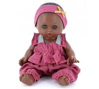 Poupon Petit-Câlin - PETITCOLLIN - Lya - Rose - 28 cm - Fabriqué en France