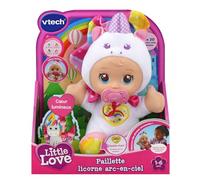 Poupon Little Love Paillette licorne arc-en-ciel