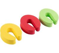 Poupy - Buteur de Porte Sécurisé, Protection Anti-Fermeture, Prévention des Blessures Enfant, Multicolore, Néoprène