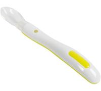 Poupy Cuillère à nourriture pour bébé en silicone, sans BPA, lavable et réutilisable, adaptée au sevrage