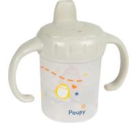 Poupy Gobelet anti-goutte 250 ml - Gobelet anti-goutte réutilisable, idéal pour les enfants et les adultes, pour une utilisation quotidienne à la maison et à l'extérieur