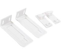 Poupy - Butées de Tiroir Sécurisées, Empêche Ouverture Accidentelle, Installation Facile avec Autocollants, Confortables, Couleur Blanche, Matériau Polypropylène