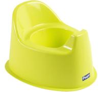 Poupy Nouveau pot anatomique vert pour enfants avec dossier et grande assise, base élargie pour une sécurité maximale