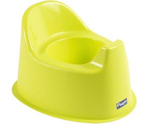 Poupy Nouveau pot anatomique vert pour enfants avec dossier et grande assise, base élargie pour une sécurité maximale