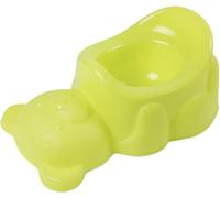 Poupy Pot vert pratique et mignon en forme d'ours pour jeunes enfants avec siège confortable et protection pratique pour éviter les éclaboussures