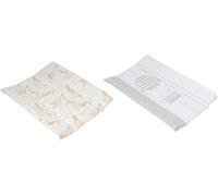 Poupy Table à langer pour bébés, en matériau non toxique et hygiénique, facile à laver et réutilisable, avec bords surélevés